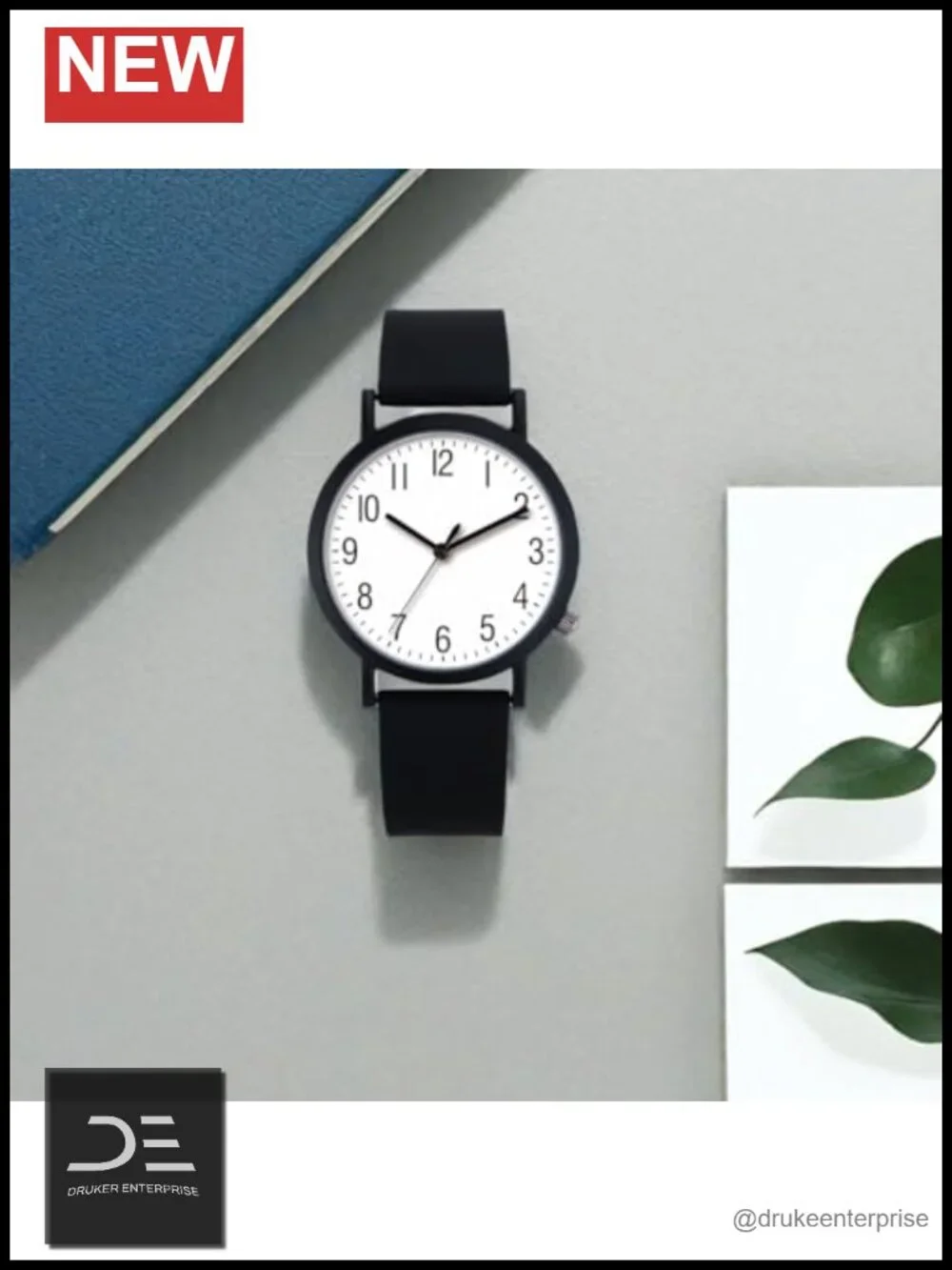 Women's Silicone Sports Watch - Classic Analog Display, Quartz Movement,
